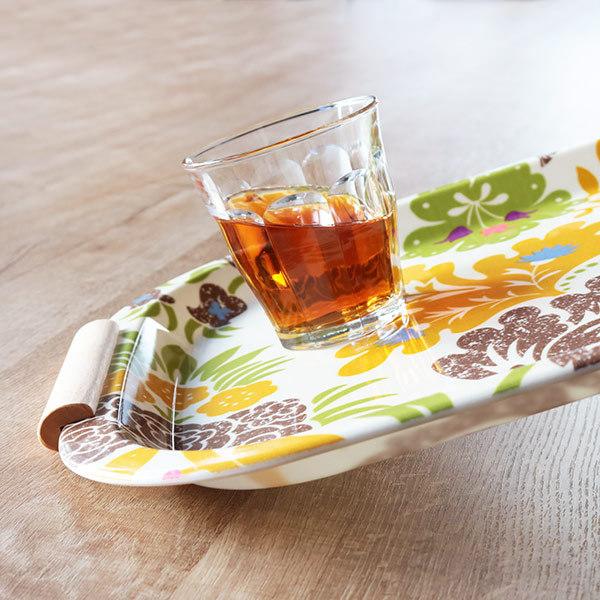 トレー 46cm isso ecco イッソ・エッコ ファブリックトレー 持ち手付き