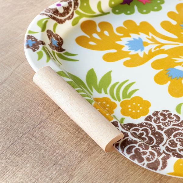 トレー 46cm isso ecco イッソ・エッコ ファブリックトレー 持ち手付き