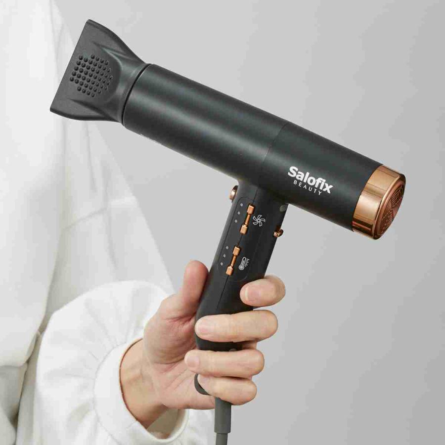 ドライヤー Salofix Beauty ヘアドライヤー カーラー （ 500g 軽量 1400W 速乾 大風量 2.7立方メートル マイナスイオン 静電気除去 髪 巻き髪 オートクリーニング機能 お手入れ簡単 ヘアケア スタイリング 時短 髪の毛 ） ドライヤー Salofix Beauty ヘアドライヤー カーラー （ 500g 軽量