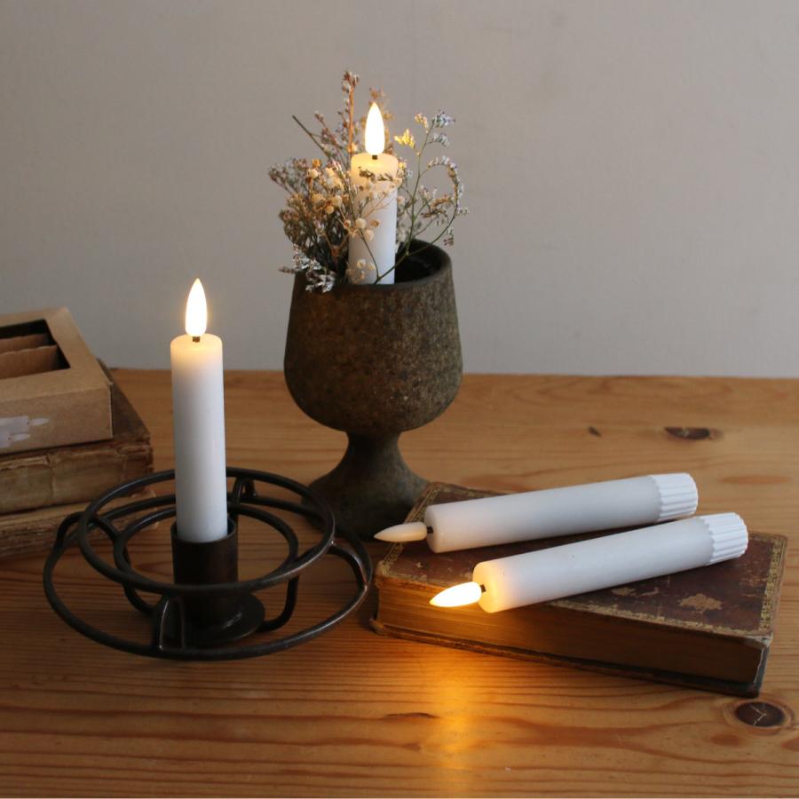キャンドルホルダー ジョセフアイアン テーパーキャンドルホルダー