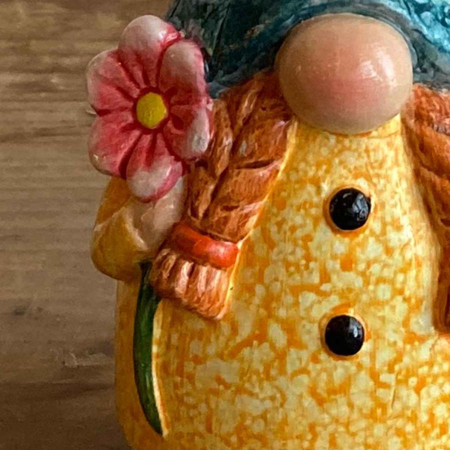 ガーデンノーム S 置物 （ 小人の妖精 小人 レジン オブジェ