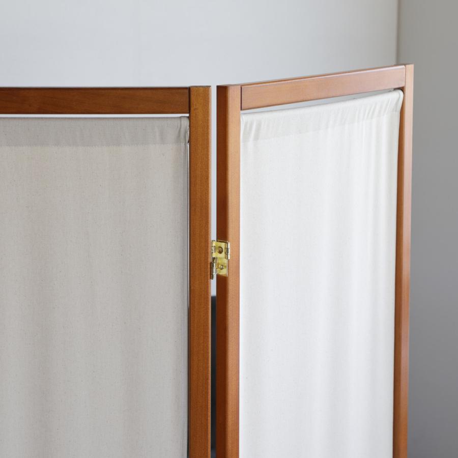 弘益 衝立 4連 高さ150cm 帆布 和風 天然木 完成品 弘益 衝立 4連 高さ150cm 帆布 和風 天然木 完成品