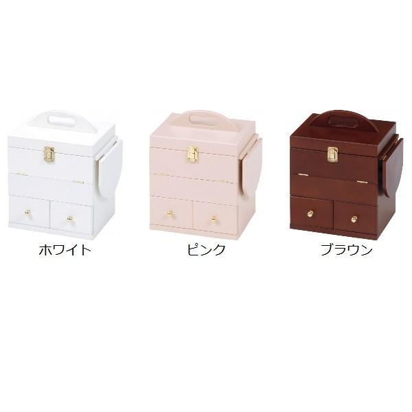 HAGiHARA コスメボックス ドレッサー 3面鏡付 幅26cm ( メイク HAGiHARA コスメボックス ドレッサー 3面鏡付 幅26cm ( メイク
