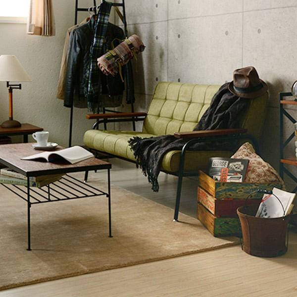 □在庫限り・入荷なし□ ソファ 2人掛け アイアンフレーム ピューマ 幅