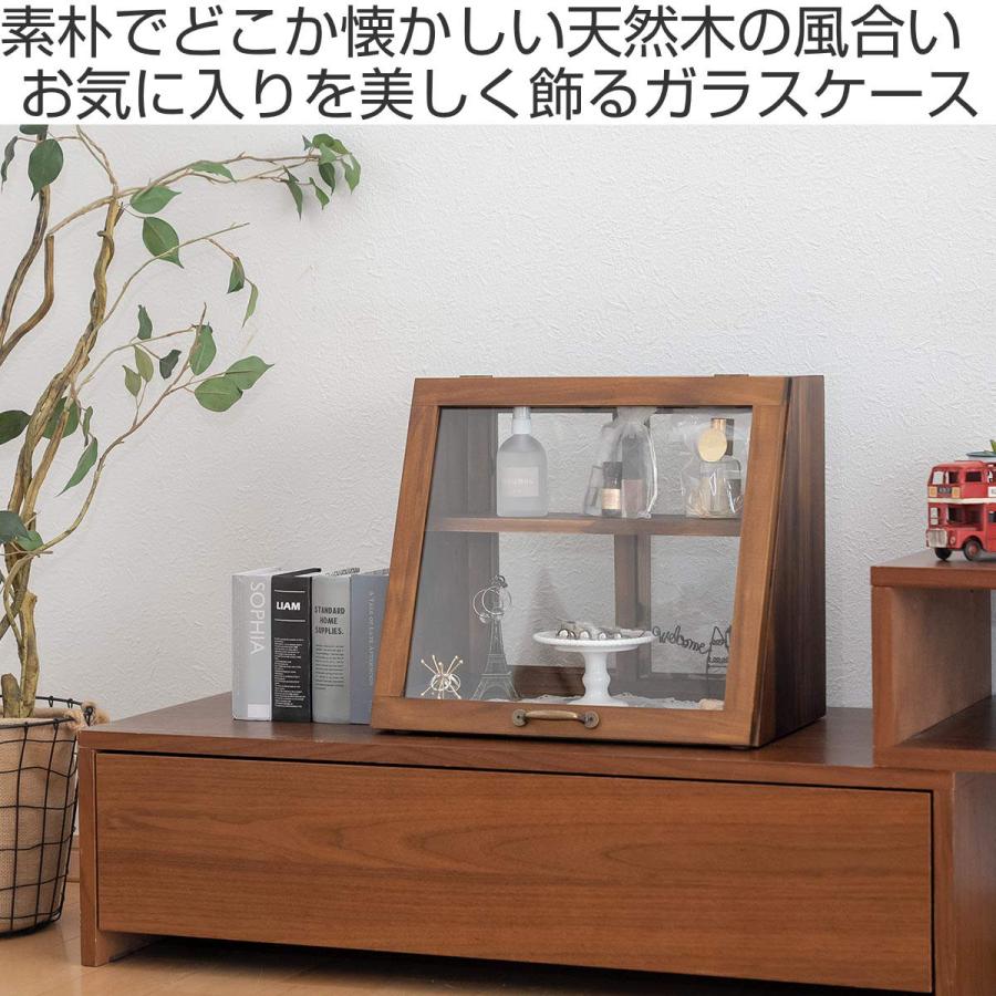 HAGiHARA ガラスケース 幅40cm 2段 カウンター上収納 可動棚 HAGiHARA ガラスケース 幅40cm 2段 カウンター上収納 可動棚