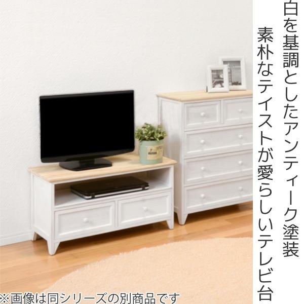 テレビ台 ローボード アンティーク調 シャビーウッド 幅94cm （ テレビ 