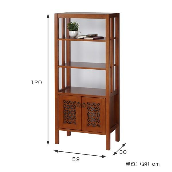□在庫限り・入荷なし□オープンシェルフ ラック アジアン家具 天然木