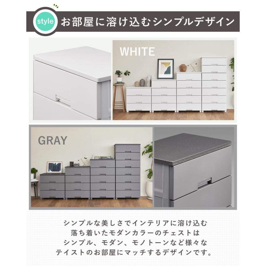 Fits チェスト フィッツチェスト 7507 7段 幅75×奥行41×高さ144cm