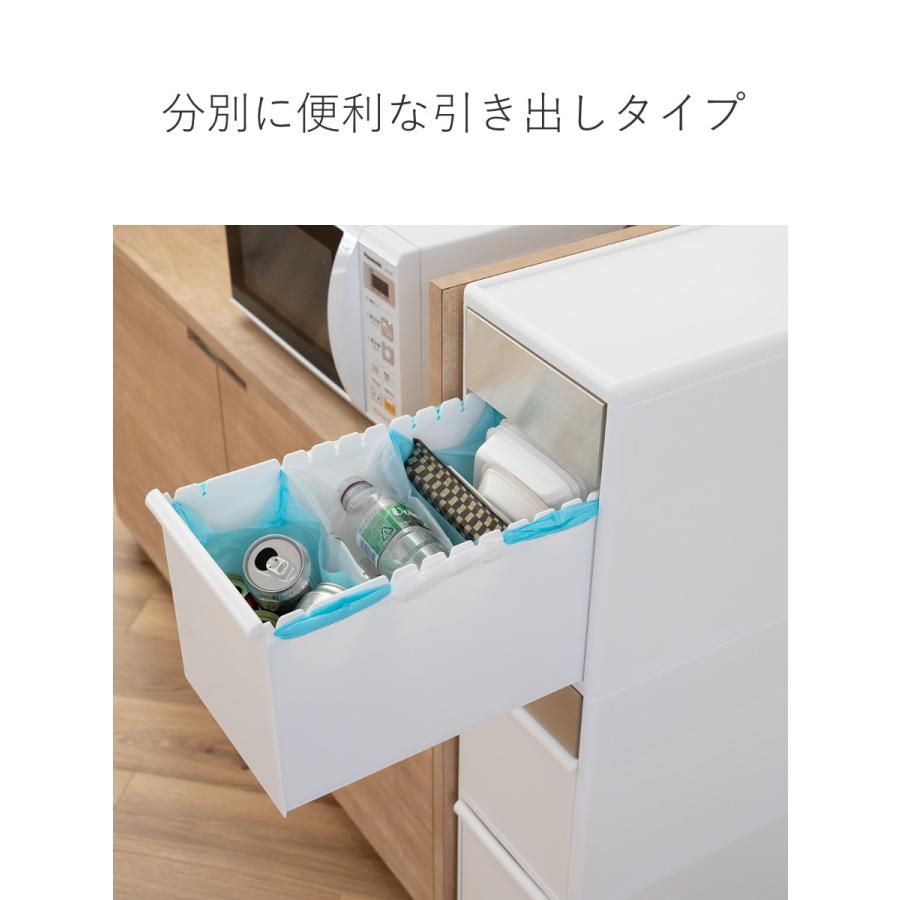 Like-it 分別ゴミ箱 55L 3段 分別スイングステーション ワイド Like-it 分別ゴミ箱 55L 3段 分別スイングステーション ワイド