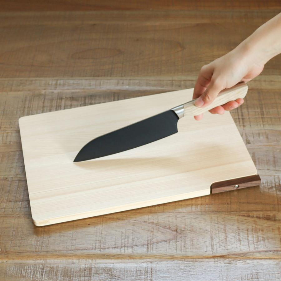 まな板 36cm ひのき スタンド付き 食洗器対応 日本製 （ まないた