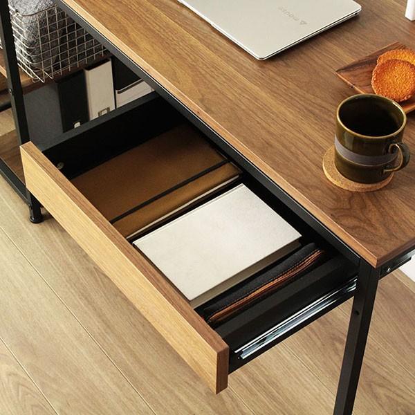 岩附 パソコンデスク 幅120cm ラック付 PCデスク 収納 デスク 岩附 パソコンデスク 幅120cm ラック付 PCデスク 収納 デスク