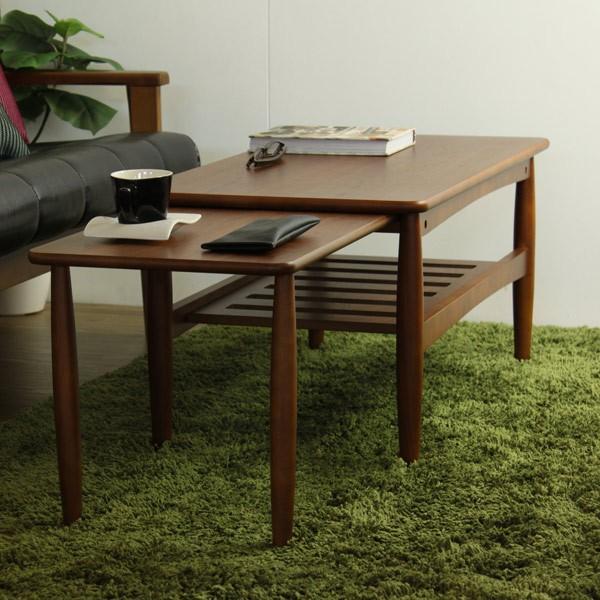 □在庫限り・入荷なし□ローテーブル 伸縮テーブル スライド式