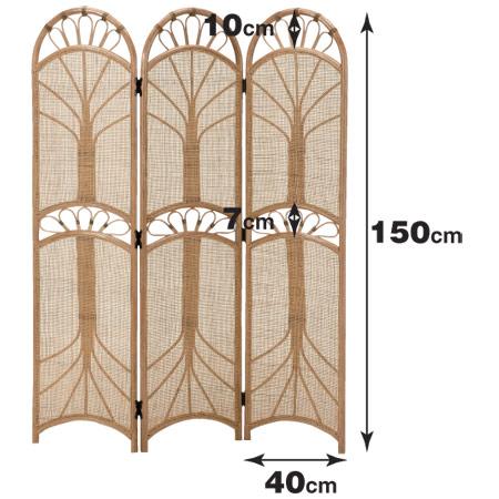 衝立 4連 ラタン パーテーション 籐家具 高さ150cm( 衝立 衝立 4連 ラタン パーテーション 籐家具 高さ150cm( 衝立
