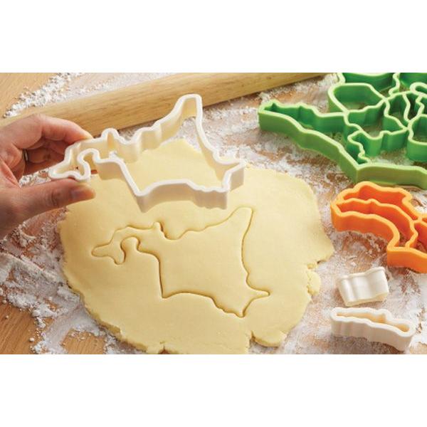 クッキー型 抜き型 ケンミンクッキー型 地方別 日本地図 （ クッキー