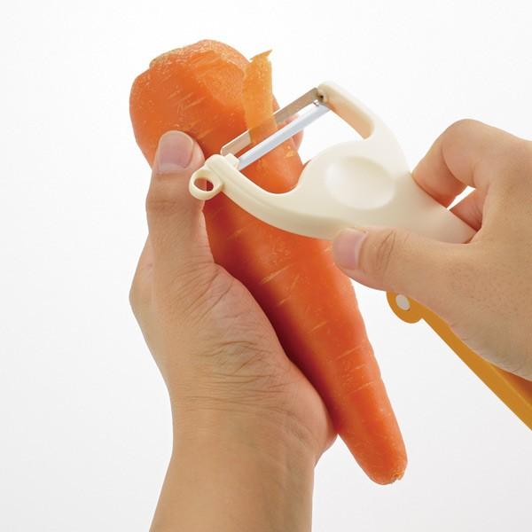 ピーラー まあるい野菜も安心ピーラー 皮むき器 （ 皮むき 皮剥き キッチンツール ） : リビングート ヤフー店 - 通販 - Yahoo ...