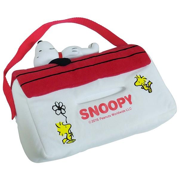 SNOOPY（スヌーピー） ティッシュケース 吊り下げ （ ティッシュ