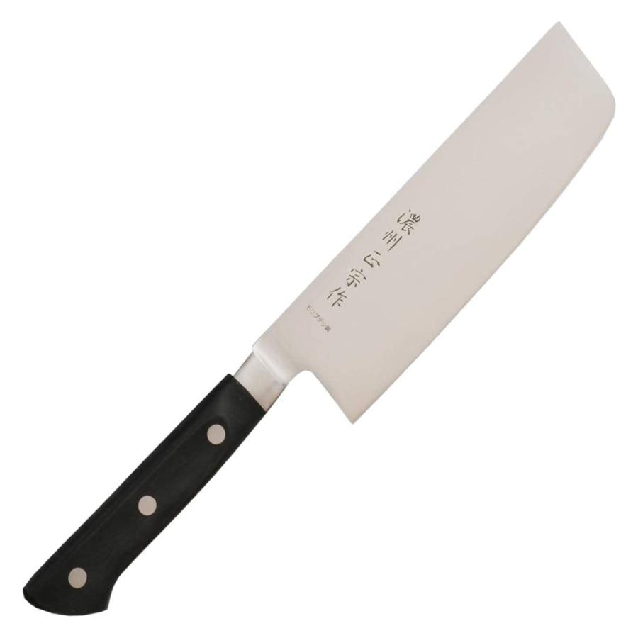 菜切包丁 16cm POM本通し ステンレス製 濃州正宗 日本製 ( 包丁 菜切包丁 16cm POM本通し ステンレス製 濃州正宗 日本製 ( 包丁