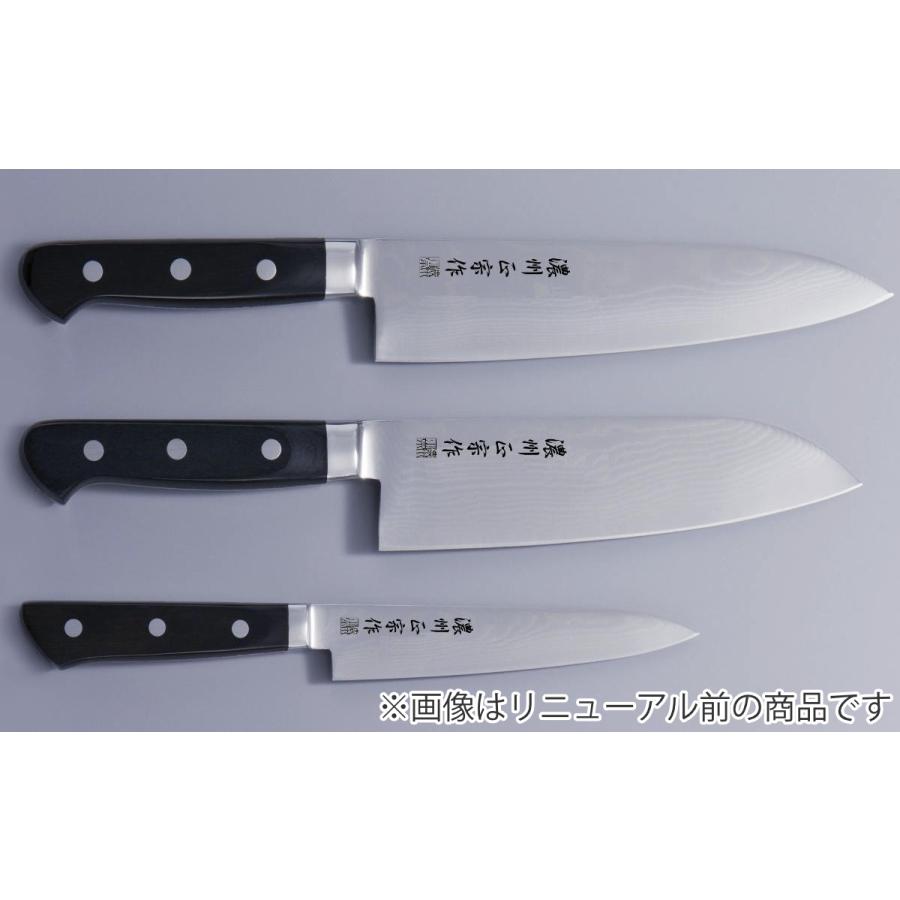 三徳包丁 17cm 木柄 鍛接ダマスカス鋼 69層 濃州正宗 日本製 三徳包丁 17cm 木柄 鍛接ダマスカス鋼 69層 濃州正宗 日本製