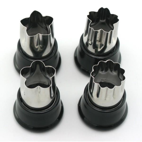 和食屋さん 野菜ぬきがた 4個 （ 野菜 型 抜き 押し型