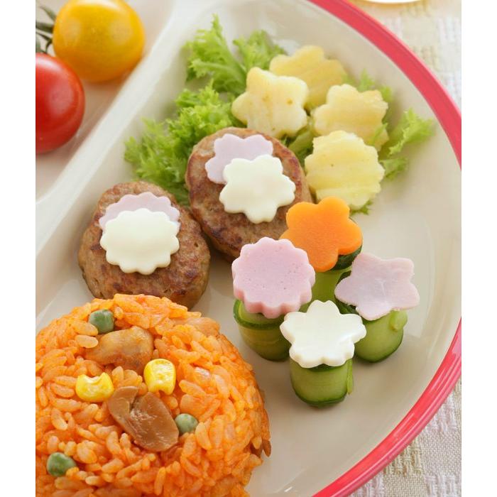 和食屋さん 野菜ぬきがた 4個 （ 野菜 型 抜き 押し型