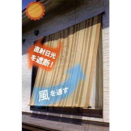 日よけのシート つりさげ 幅2M×長さ2M UVカット ソフトブラウン （ 日