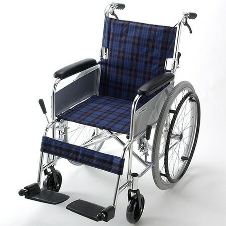 自走式アルミ車椅子 ネイビー 【公式通販】