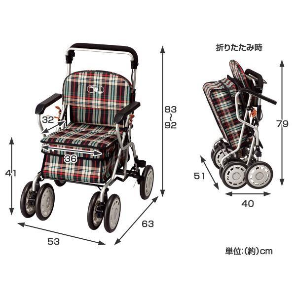 美品⭐️マキテック　シルバーカー フォレスト TFR-10 シルバーカー フォレスト （ 歩行補助車 手押し車 歩行車
