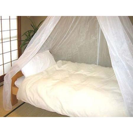 □在庫限り・入荷なし□洗える スタンド付き天吊り蚊帳（かや） ダブル