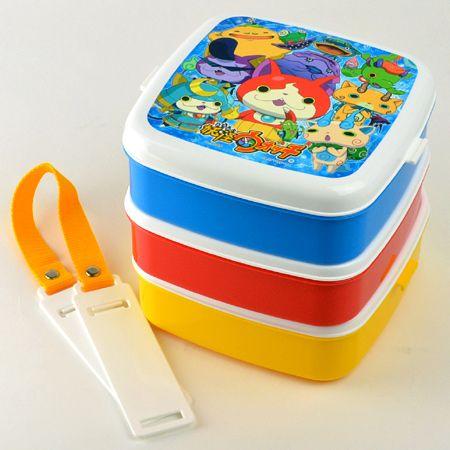 □在庫限り・入荷なし□お弁当箱 ピクニックケース 3段 大容量 妖怪
