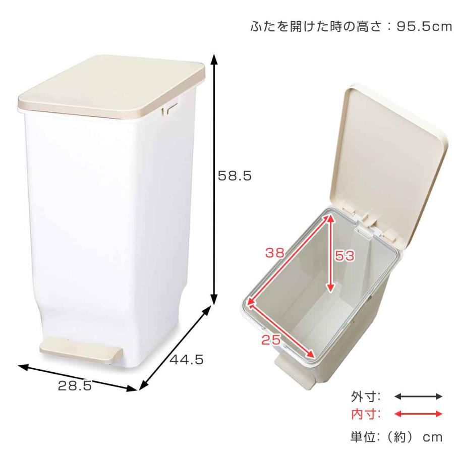 TONBO(新輝合成) ゴミ箱 47L ふた付き セパ 抗菌 分別 スリム TONBO(新輝合成) ゴミ箱 47L ふた付き セパ 抗菌 分別 スリム