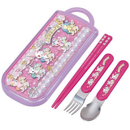 sanrio（サンリオ） トリオセット 箸・フォーク・スプーン ジュエル