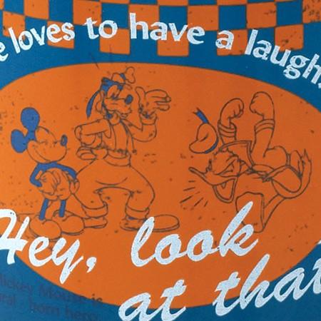 古い　ミッキーマウス　ホーロー　ビンテージ Disney（ディズニー） マグカップ ホーローマグ ミッキーマウス ブルー
