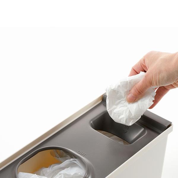 キッチン収納ケース レジ袋収納ボックス システムキッチン 引き出し用 トトノ レジ袋ストッカー ゴミ袋ストッカー ポリ袋ストッカー リビングート ヤフー店 通販 Yahoo ショッピング