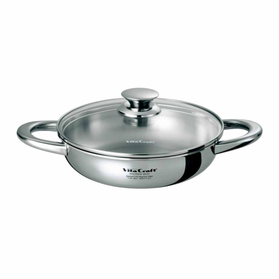 未使用品　ビタクラフト　フライパン　両手鍋セット Vita Craft（ビタクラフト） マルチパン 21cm IH対応 1.8L No.4853