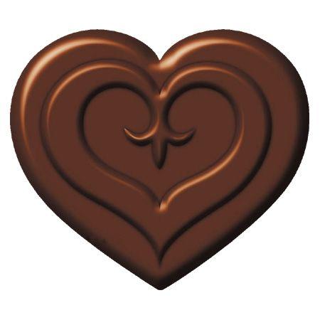 チョコレート型 ハート型 L チョコレートモールド 手作りチョコ チョコ型 抜き型 チョコレート 型 リビングート Paypayモール店 通販 Paypayモール
