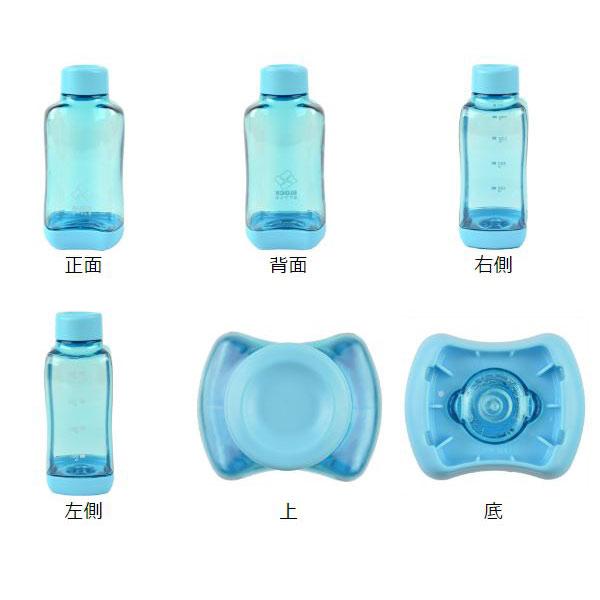 水筒 プラスチック ブロックスタイル アクアボトル BPAフリー 500ml ウォーターボトル （ ボトル 目盛り付き クリア プラボトル マグボトル スポーツ ）｜livingut｜04