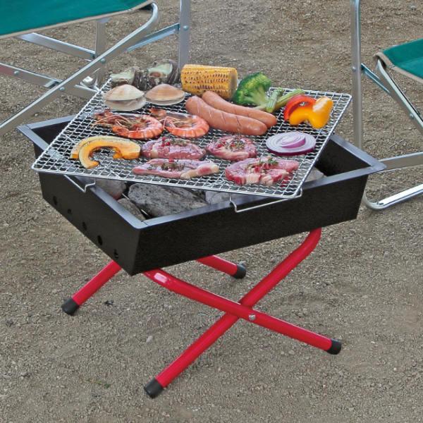 CAPTAIN STAG バーベキュー コンロ 小型 BBQコンロ イージー CAPTAIN STAG バーベキュー コンロ 小型 BBQコンロ イージー