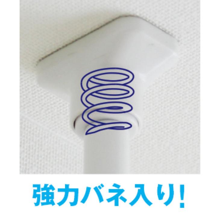 室内物干し つっぱり式 物干しポール 室内竿受け 2段 洗濯物干し 突っ張り 室内干し つっぱり 室内 部屋干し 物干し （ 突っ張り式 突ぱり式 竿掛け ）｜livingut｜09