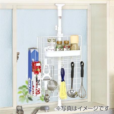 □在庫限り・入荷なし□ キッチン収納 突ぱりキッチンネットラック