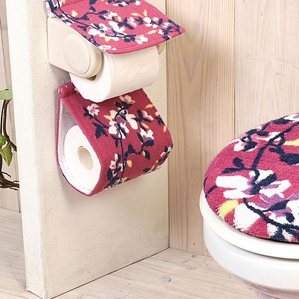 □在庫限り・入荷なし□ トイレ ペーパーホルダーカバー ハナミズキ