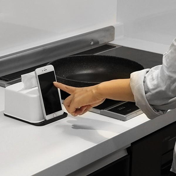 吉川国工業所 ティッシュケース ハーフティッシュボックス スマホ