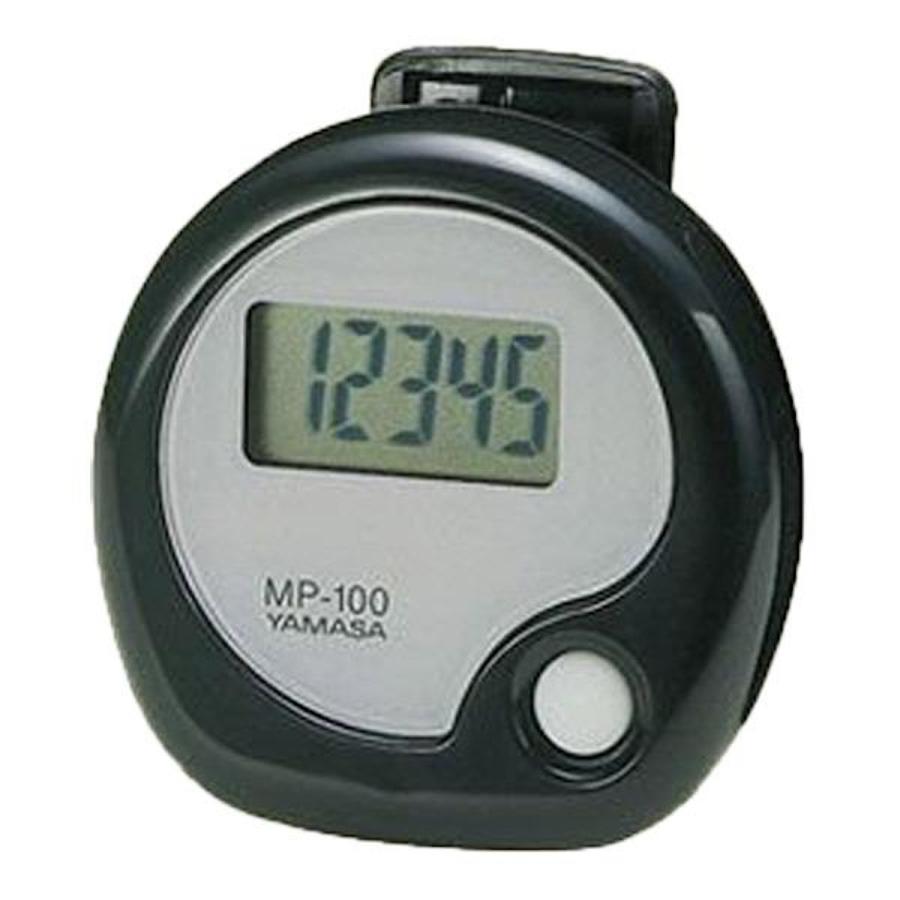 デジタル万歩計・歩数計 15個（送料込）クリップ付き、取扱説明書付き 山佐時計計器 万歩計 manpo 万歩 10万歩 計測 スプリング