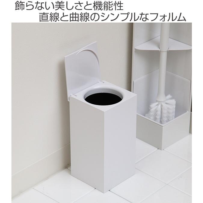 コーナーポット RETTO レットー トイレポット ゴミ箱 （ ダストボックス サニタリーポット トイレ用品 ）｜livingut｜04