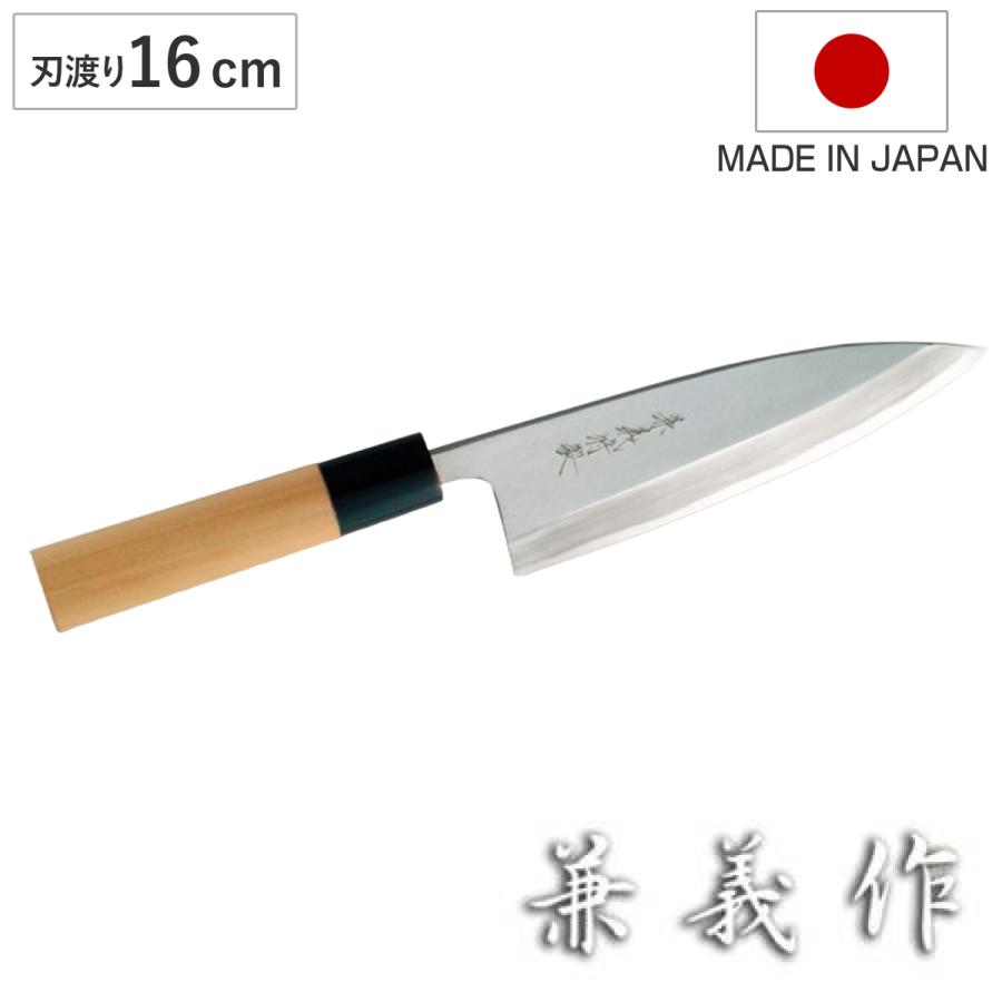 木屋 困 イヅツキ 身卸出刃（みおろしでば・出刃包丁）180mm 水牛口