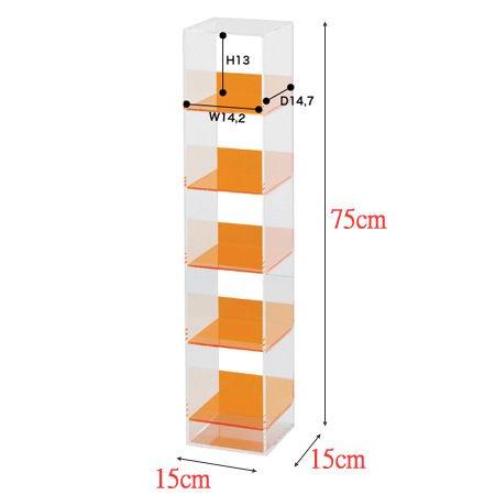 アクリルCDラック！ CDディスプレイラック アクリル製|ディスプレイラックの通販なら