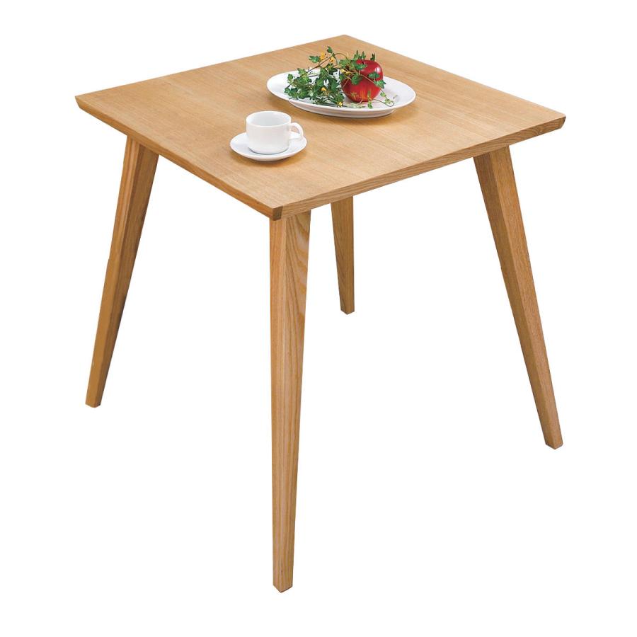 東谷 ダイニングテーブル 幅65cm 木製 正方形 （ ） : リビングート
