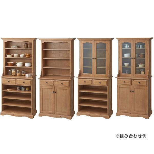 □在庫限り・入荷なし□ 食器棚 カップボード 上置き棚 カントリー調