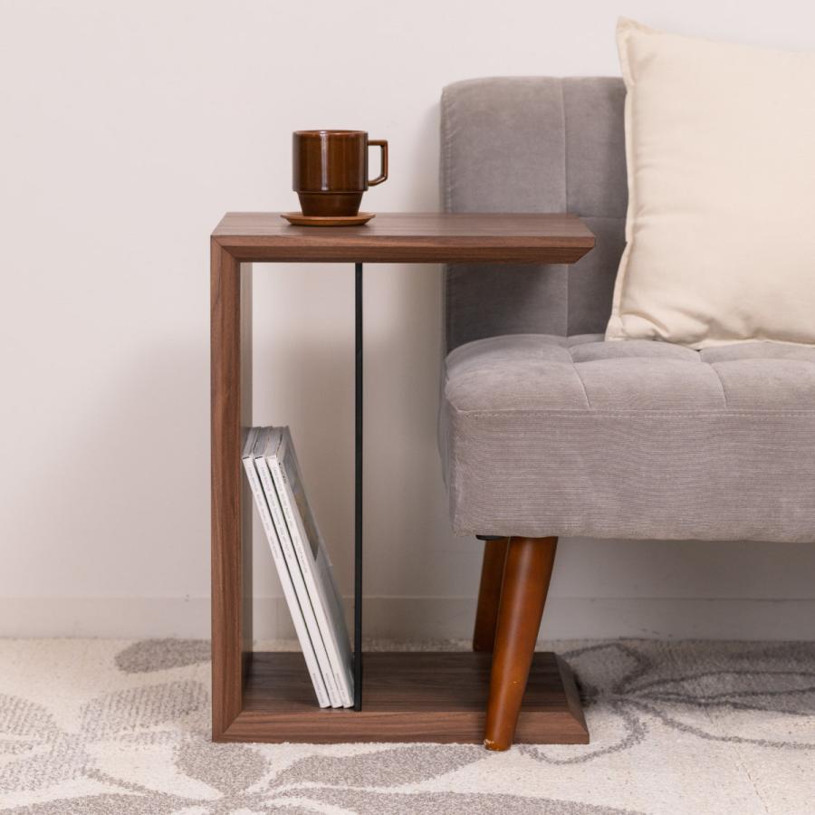 ウォールナットサイドテーブル kaitekihome_ys-05-ys-b5024-