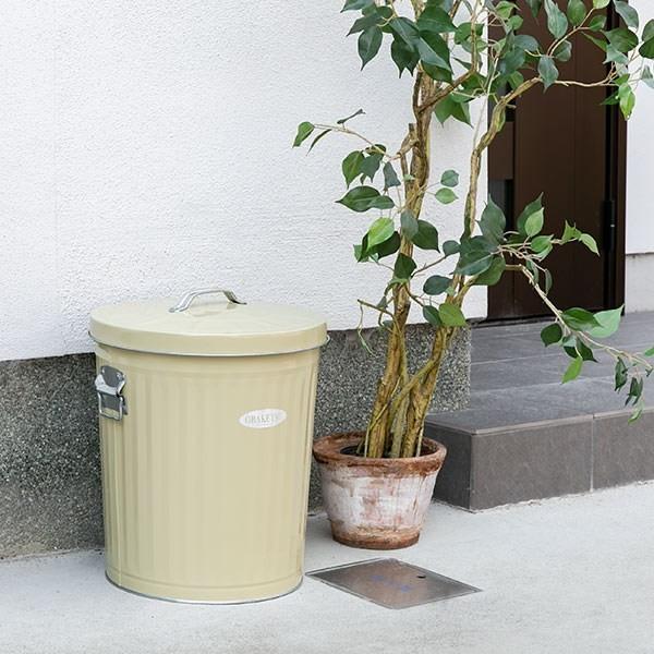 ゴミ箱 33L オバケツ 屋外兼用 ( OBAKETSU ごみ箱 トタン ふた ゴミ箱 33L オバケツ 屋外兼用 ( OBAKETSU ごみ箱 トタン ふた