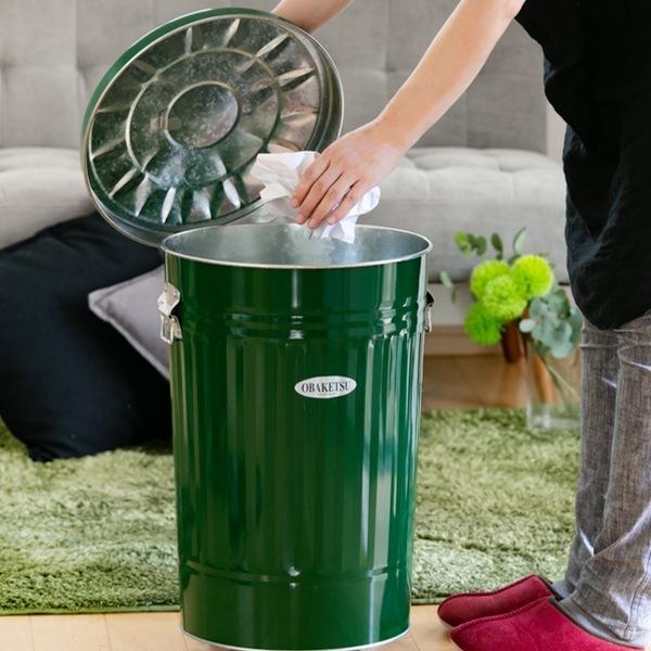 ゴミ箱 42L オバケツ OBAKETSU 屋外兼用 ごみ箱 トタン ( ふた ゴミ箱 42L オバケツ OBAKETSU 屋外兼用 ごみ箱 トタン ( ふた